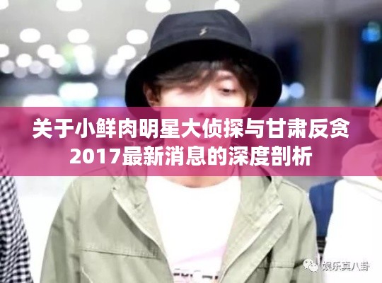 关于小鲜肉明星大侦探与甘肃反贪2017最新消息的深度剖析