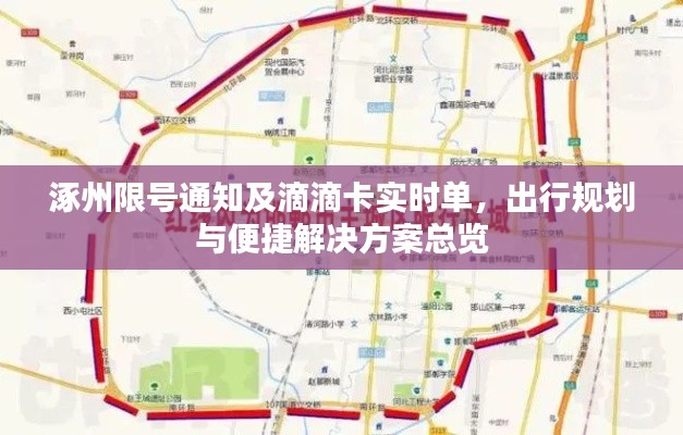 涿州限号通知及滴滴卡实时单,出行规划与便捷解决方案总览