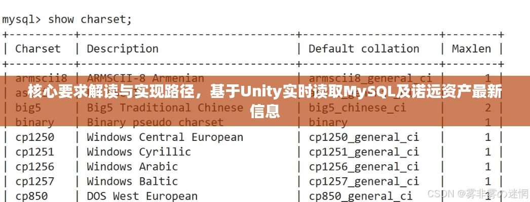 核心要求解读与实现路径,基于Unity实时读取MySQL及诺远资产最新信息