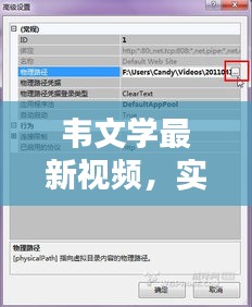 韦文学最新视频,实时探讨华为IP地址解析
