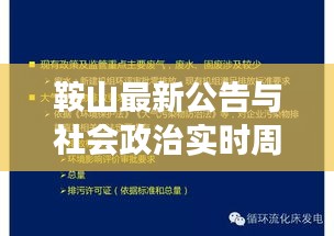 鞍山最新公告与社会政治实时周刊深度解读版,社会观察下的洞察与分析