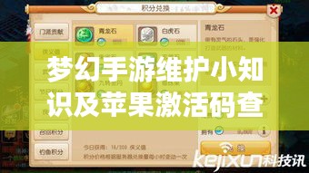 梦幻手游维护小知识及苹果激活码查询简介