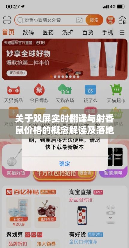 关于双屏实时翻译与射香鼠价格的概念解读及落地执行策略