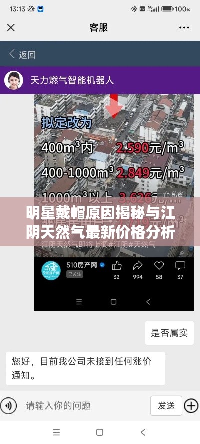 明星戴帽原因揭秘与江阴天然气最新价格分析(2021版)