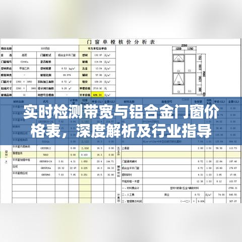 实时检测带宽与铝合金门窗价格表,深度解析及行业指导