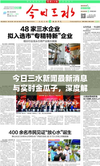 今日三水新闻最新消息与实时金瓜子,深度解读与虚假宣传警惕