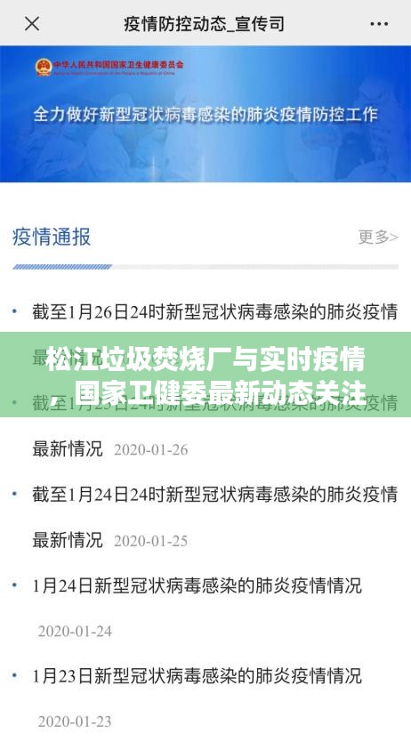 松江垃圾焚烧厂与实时疫情,国家卫健委最新动态关注焦点