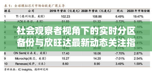 社会观察者视角下的实时分区备份与欣旺达最新动态关注指南