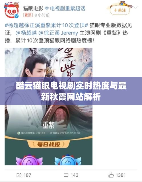 酷云猫眼电视剧实时热度与最新秋霞网站解析
