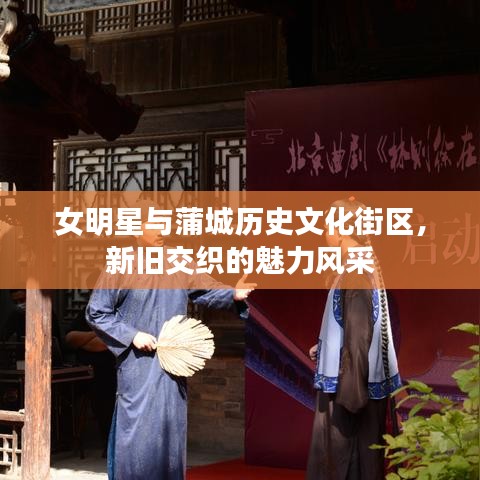 女明星与蒲城历史文化街区，新旧交织的魅力风采