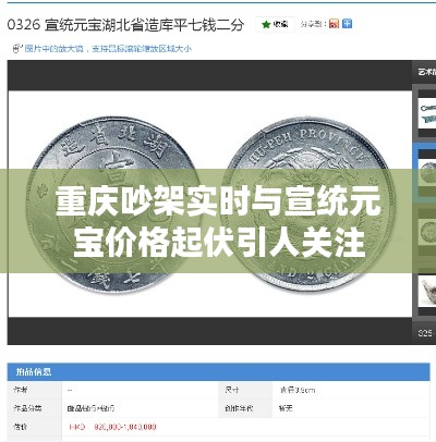 重庆吵架实时与宣统元宝价格起伏引人关注