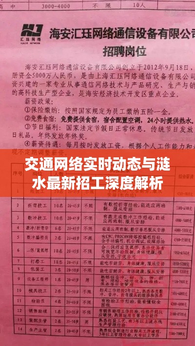 交通网络实时动态与涟水最新招工深度解析