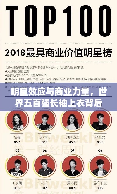 明星效应与商业力量,世界五百强长袖上衣背后的逻辑揭秘