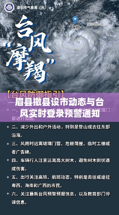 眉县撤县设市动态与台风实时登录预警通知