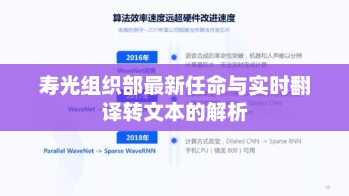 寿光组织部最新任命与实时翻译转文本的解析